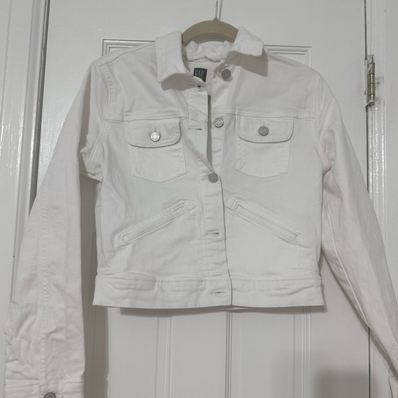 GAP White Jean Jacket - Picture 1 of 5